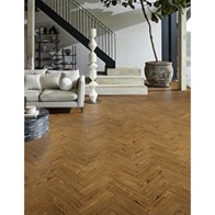 Chene 14mm Engineered Herringbone Golden Handscraped