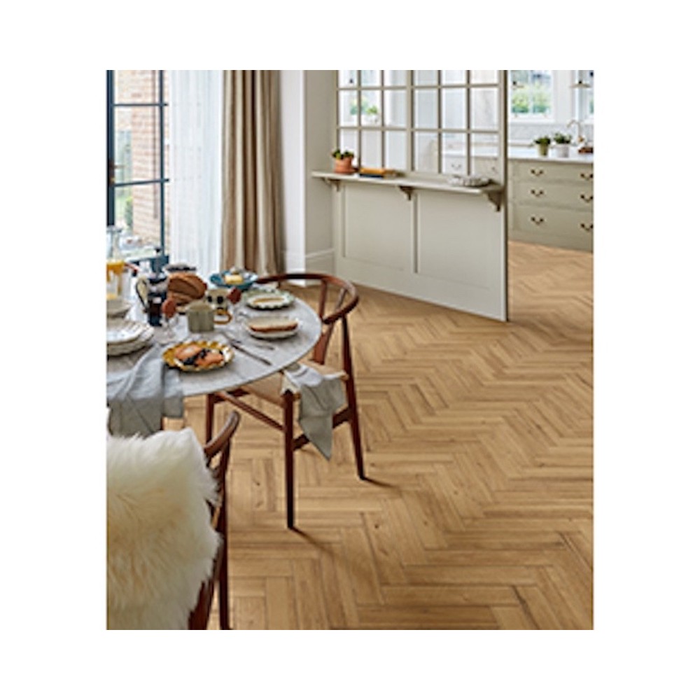 Chene 14mm Engineered Herringbone Brushed And Oiled