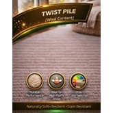 TWIST PILE [Wool Content]