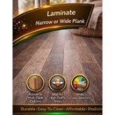 Wide & Narrow Plank Laminate Flooring Supply, Fit & Finance